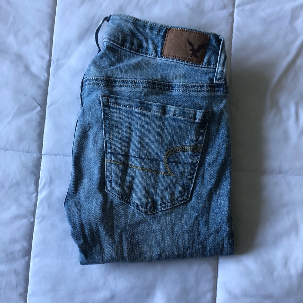 AEO Super Stretch Low Rise Skinny Jean